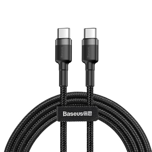 Baseus Cafule PD2.0 60W Flash Charge Tipo-C 1m - Cinza