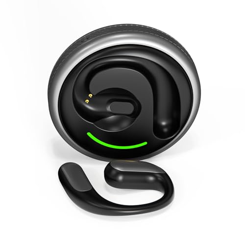 Fone de ouvido sem fio bluetooth 5.4 TWS cor preto, microfone, tecnologia IPX6 e 40 horas de reprodução