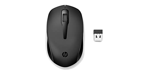 Mouse Sem Fio HP 150 - Sensor óptico de 1600 DPI, Conexão 2,4 GHz com Receptor USB, Design Ambidestro Ergonômico e Rolagem com Função Dupla (2S9L1AA)