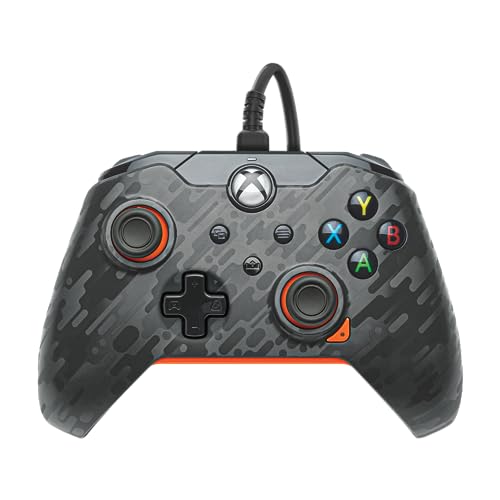 PDP Controle de Jogo Xbox One Atômico Carbono Ergonômico com USB