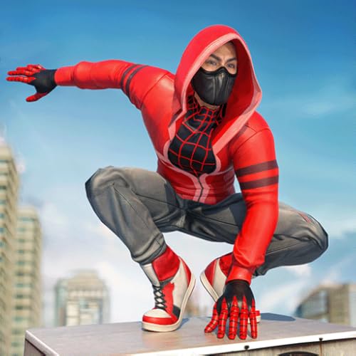 Real Flying Super Rope Gangster Fighting - Open World Gangster Mafia War Games 2025