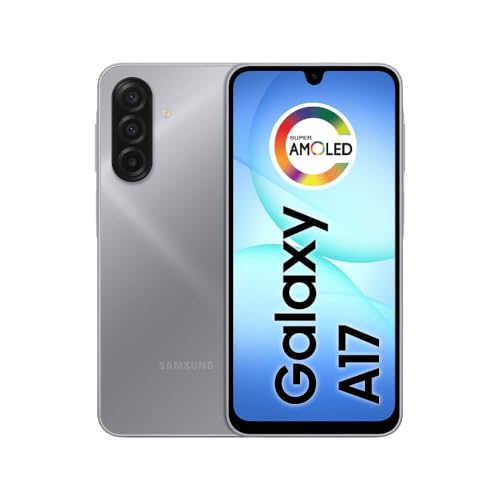 Samsung Celular Galaxy A17 com IA, 128GB, 4GB RAM, Câm de 50MP, Tela de 6.7", NFC, IP54 (Cinza)