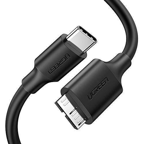 UGreen Cabo USB C Para Micro B 3.0 5Gbps HD Camera Tablet 1m