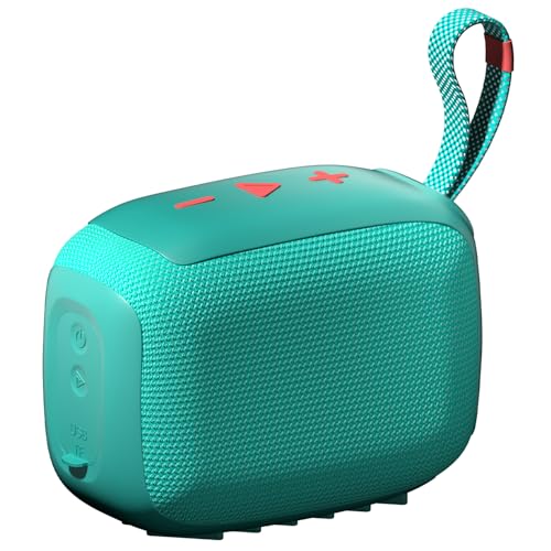 Caixa de Som, inava, Go-4, Bluetooth, Portátil,12h de reprodução, À Prova D'água IP67, TWS/FM/USB/TF(Verde)