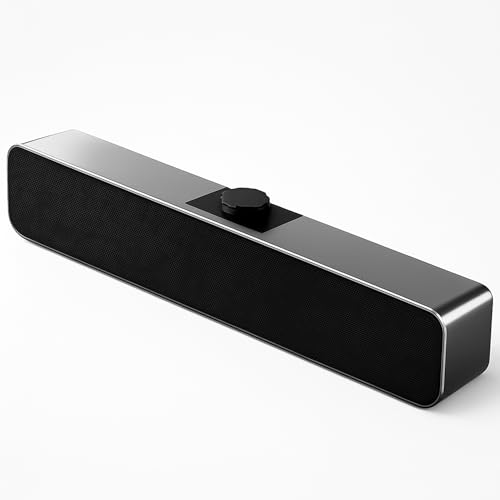 Caixa de Som - Soundbar Estéreo USB para PC Computador TV - Som Potente com Efeito Estéreo e Modo Auxiliar