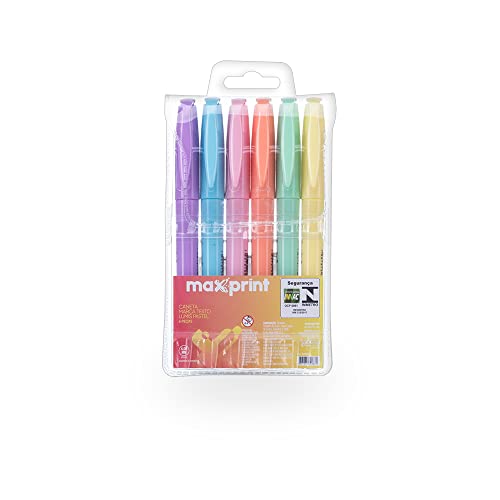 Caneta Marca Texto Lumis Maxprint BT 6 cores