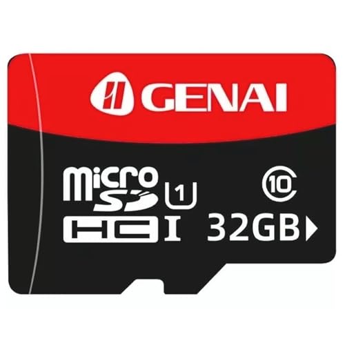 Cartao de Memoria 32GB, Cartão Micro SD Professional Velocidade de Leitura 80Mbs - Classe 10 com Adaptador SD, Para Smartphones, Tablets, Câmeras de Ação, Drones, GPS (32G)