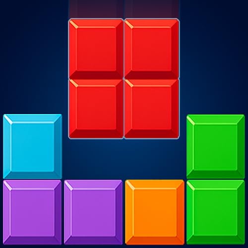 ColorBlock Blast Combo Puzzle Merge Master: Relaxing Tiles Matching & Cube Smash - Tetris Brain Game