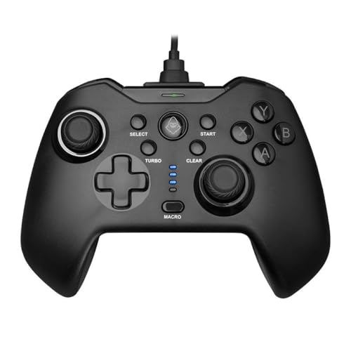 Controle Gamer Mancer RCW99 | PC/Switch / PS3 / Android | Turbo & Clear | Vibração Dupla | Preto | MCR-RCW99-W01
