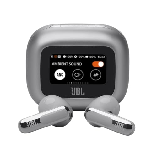 Fone de Ouvido Bluetooth JBL Live Flex 3 Prata