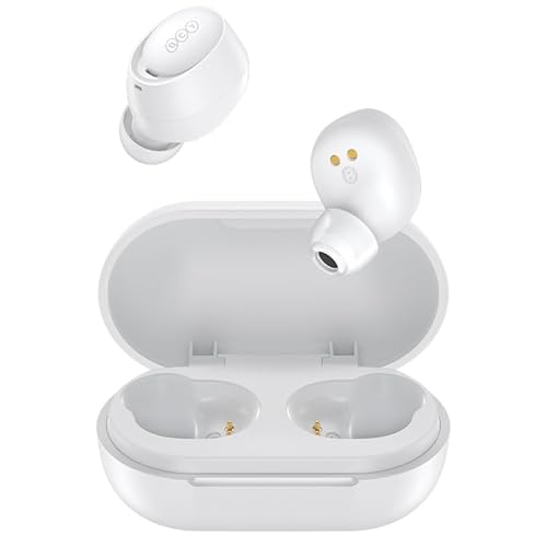 Fone de ouvido Bluetooth QCY T27 Branco, Modelo: BH23QT27A