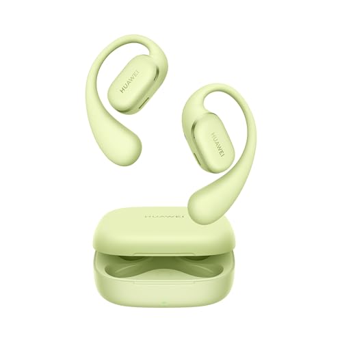 Fone de Ouvido Sem Fio, HUAWEI FreeArc, 140° Design Triangular para Ajuste Seguro, Som Impecável, Resistência à água IP57, Compatível com iOS, Android e Windows, Verde