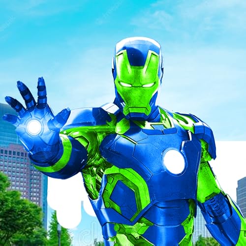 Homem de super-herói de ferro lutando 3D - luta de super-heróis de ferro, luta de super-heróis de ferro