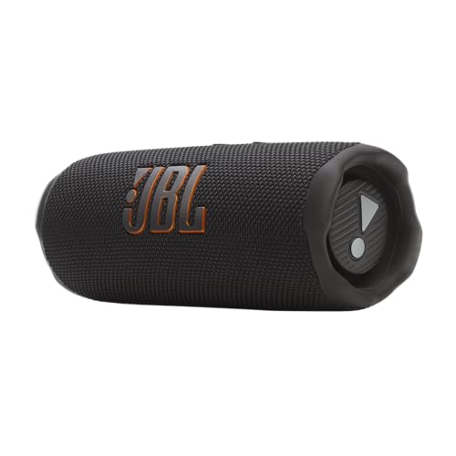 JBL Flip 7, altifalante Bluetooth portátil sem fios potente, bateria de 16h, resistente à água IP68, à prova de poeira e quedas, som Pro, AI Sound Boost, compatível com Auracast, preto