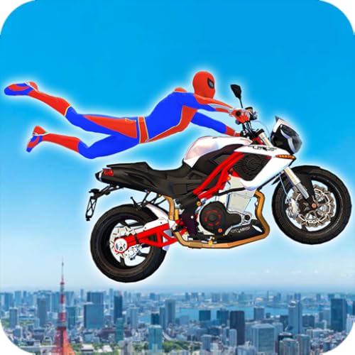 Jogo de acrobacias de trilha de bicicleta Spider Tricky (jogos infantis)