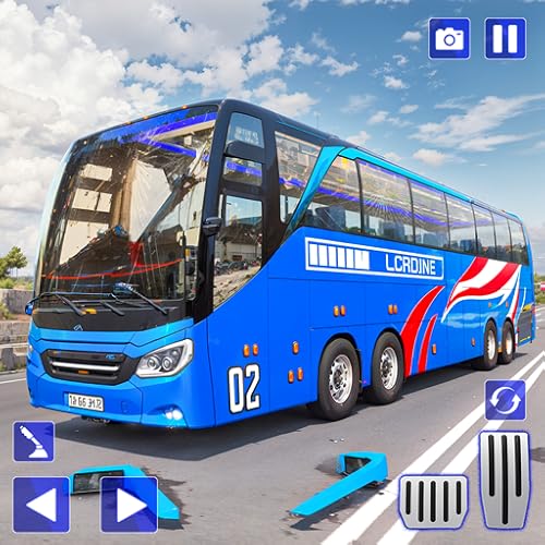 Jogo de demolição de ônibus em rodovia e cidade