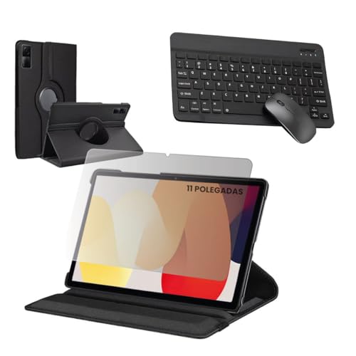 Kit Premium Completo Capa Para Xiaomi Redmi Pad Se 11" + Película + Teclado + Mouse
