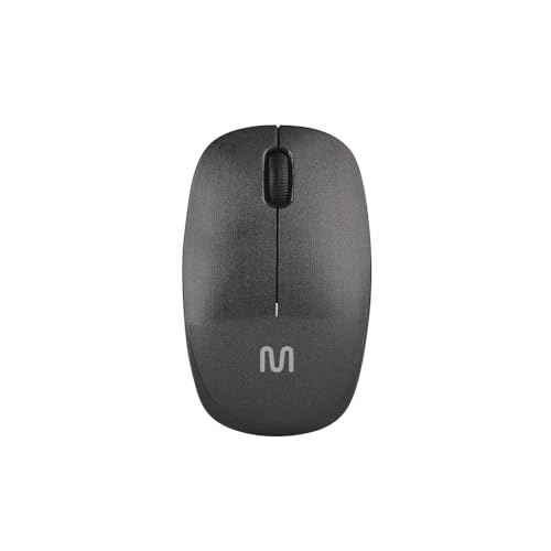 Multilaser MO251 - Mouse Sem Fio 2.4 Ghz 1200 DPI Usb, Preto, normal