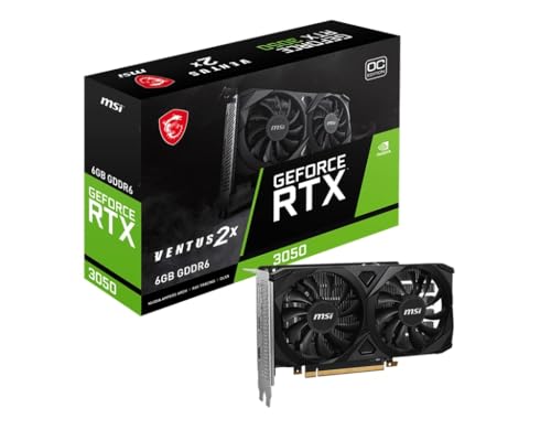 Placa de Vídeo MSI NVIDIA Geforce - RTX 3050, 6GB, DDR6, 96 Bits