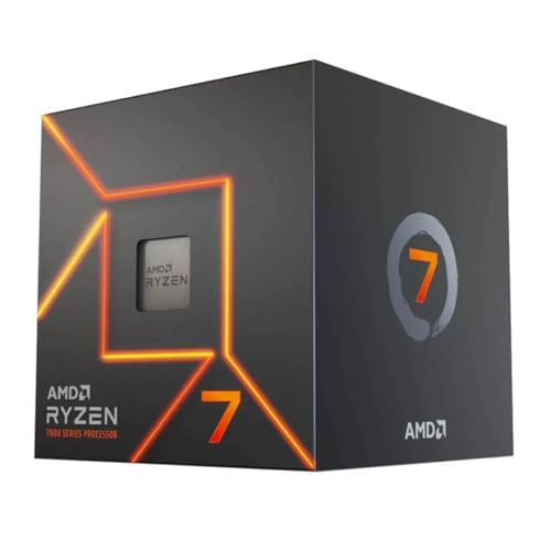 PROCESSADOR AMD RYZEN 7 7700 3.8GHz (TURBO 5.3GHz) 40MB CACHE AM5 100-100000592BOX