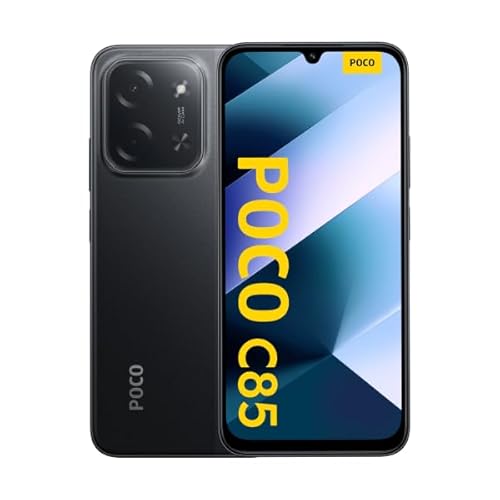 Smartphone Xiaomi POCO C85 Preto 8GB RAM 256GB ROM (25078PC3EG)