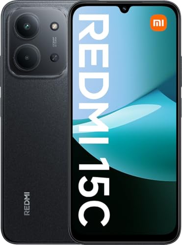 Smartphone Xiaomi Redmi 15C 4G Midnight Black (Preto) 8GB RAM 256GB ROM