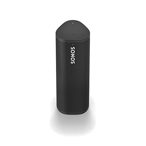 Sonos Roam Caixa de Som Portátil com Bluetooth e Wi-Fi, Preto