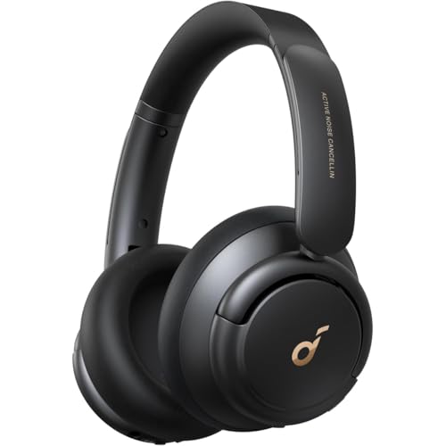 soundcore Life Q30 da Anker, Fones com Cancelamento Ativo de Ruído e Múltiplos Modos, Som de Alta Resolução, EQ Personalizável via App, 50h de Reprodução, Conforto, Bluetooth e Conexão Multiponto