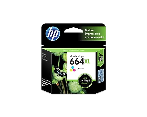 Cartucho Hp 664xl Colorido Original (f6v30ab) Para Hp Deskjet 2136, 2676, 3776, 5076, 5276