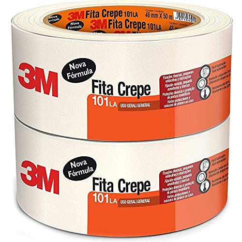 Fita Crepe Escolar 101 48Mmx50M. Pacote Com 02-60402