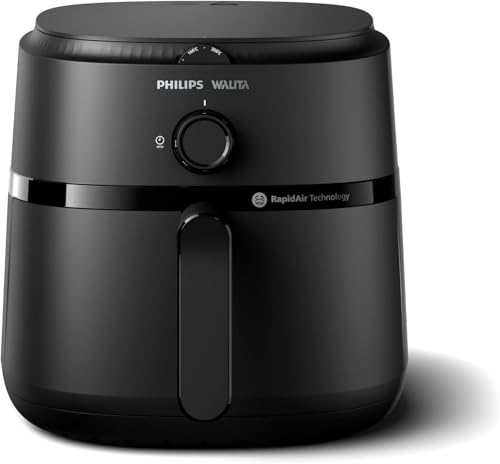 Fritadeira Airfryer Série 1000 XL, Philips Walita, 6,2 litros, Tecnologia RapidAir, Preta, 2 anos de garantia, 110v - NA130/00