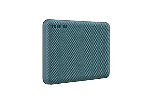 HD Externo Portátil Toshiba 2TB Canvio Advance USB 3.0 Verde - HDTCA20XG3AA