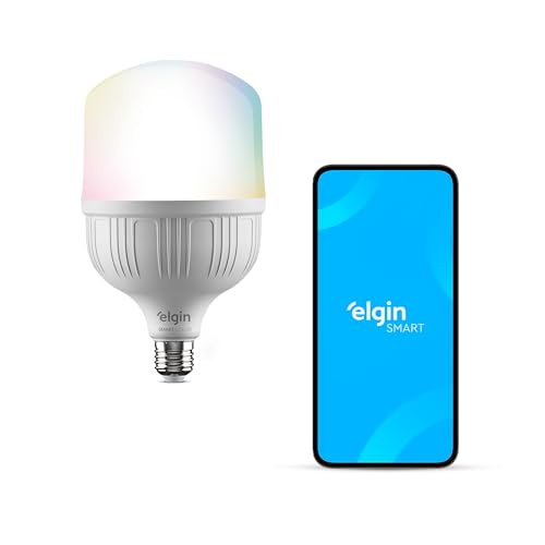 Lâmpada Inteligente Super Potência 30W Elgin Color RGB Wifi Compatível com Alexa e Google Home