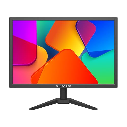 Monitor LED 19" Bluecase, Resolução 1440x900, Conexões HDMI e VGA, Fonte Externa