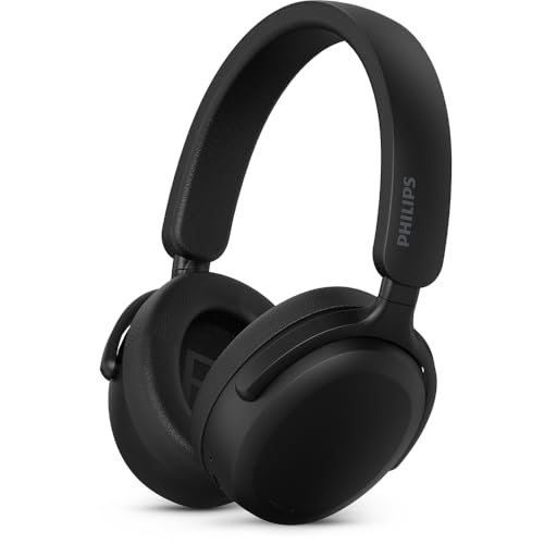 PHILIPS, Headphone Bluetooth, TAH2300BK/00, Com Microfone, Até 55 horas de bateria, Design Over-ear, Dobrável, Preto