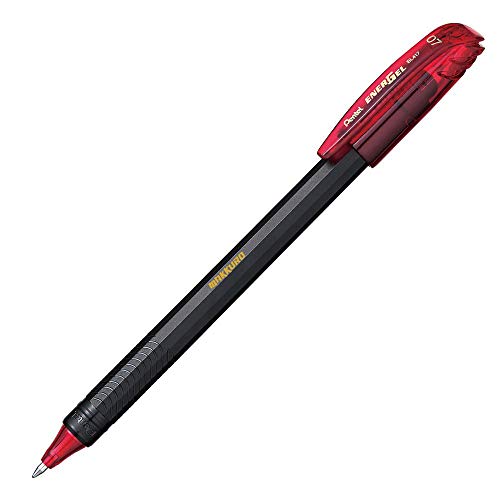 Caneta Pentel Energel Makkuro 0.7Mm Vermelha, Pentel, Sm/Bl417-B, Vermelha