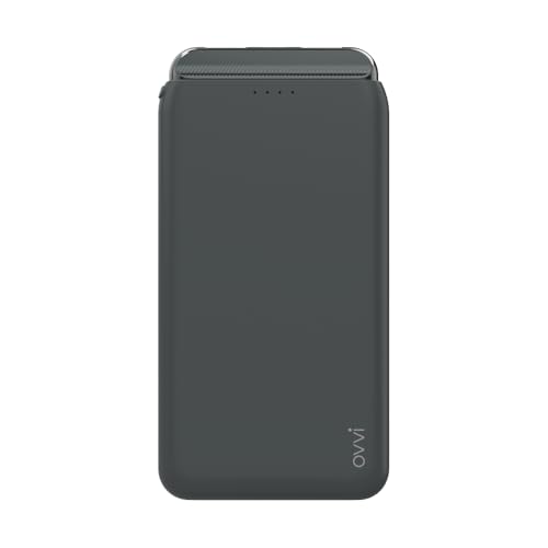 Carregador Portátil Power Bank 12.000 mAh Ovvi Cinza