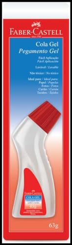 Cola Gel 63G - Frasco Ergonômico, Faber-Castell, Multicor