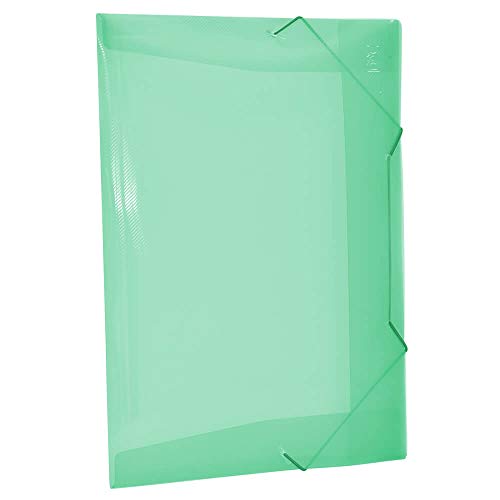 DAC 501PP-VD Pasta Polipropileno Economic Oficio, 332 mm x 232 mm, Unitario, Verde