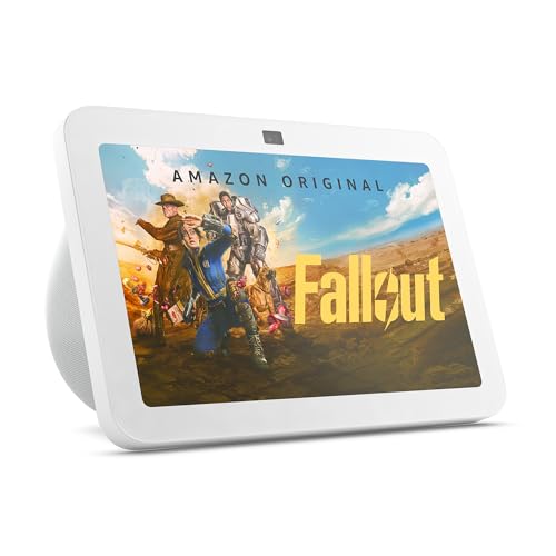 Echo Show 8 (3ª geração) | Smart display com áudio espacial, hub de casa inteligente e Alexa | Cor Branca