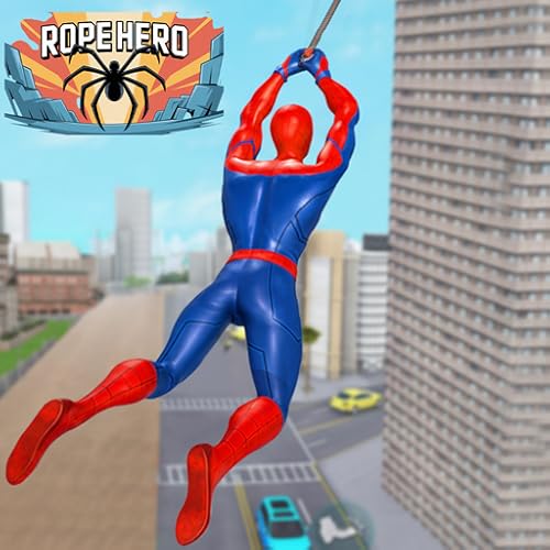 Flying Rope Hero - Spider Fighter Superhero Action Games