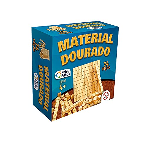 Material Dourado Com 74 Peças Pais & Filhos Dourado
