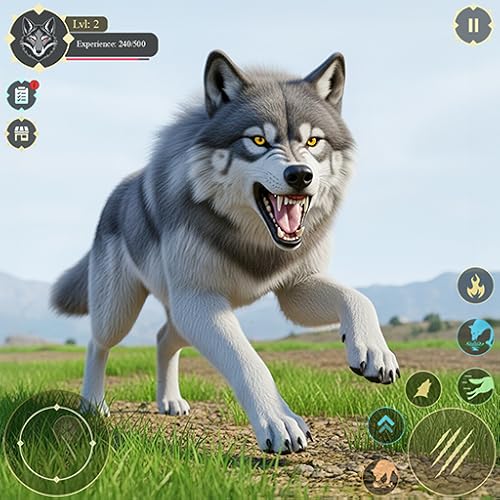 Open World Wolf Simulator Game - Wild Wolf Clans Animal Clash Games