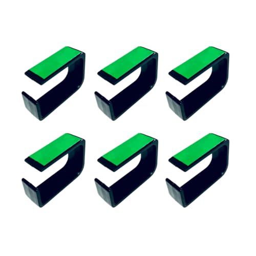 Organizador de cabos e fios para mesa oculto kit com 6 unidades Marca: Abcfixadores