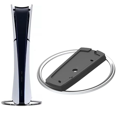 PEGLY Suporte vertical para consoles PS5 compatível com PlayStation 5 Slim Disc e acessórios de base sólida edição digital