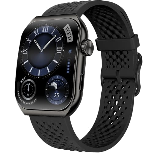 Relógio Inteligente Smartwatch Feminino Masculino, com Tela AMOLED, AI ChatGPT, Chamadas Bluetooth, 150+ Monitoramento Esportivo, Chamadas Bluetooth,Relogio smartwatch iphone