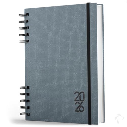 Agenda 2026 Capa Dura Negócios E Organização Pessoal Cinza