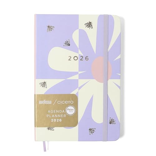 AGENDA PLANNER CICEROS 2026 MELISSA SEMANAL ANOTACOES 14X21 MAX BLOOMY