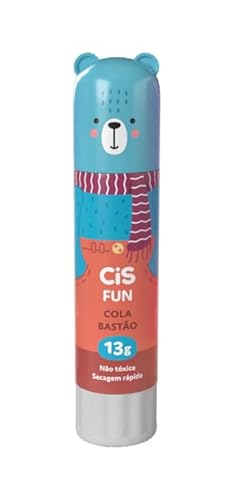 CIS Cola Bastão FUN 13G- Urso - Blister com 1 unidade