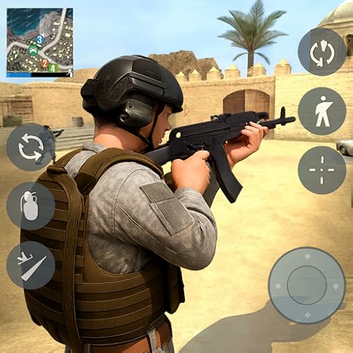 Combat Gun Strike FPS: Jogo de Tiro Offline 3D - Armas Modernas, Missões Militares, Combate de Atiradores e Ação de Guerra